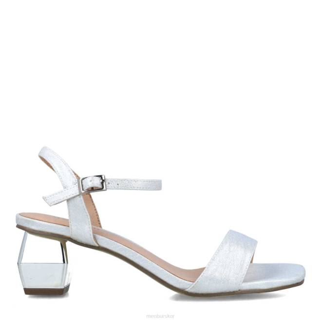 Menbur kvinnor silver aventurita mellan och låga klackar 608J5671
