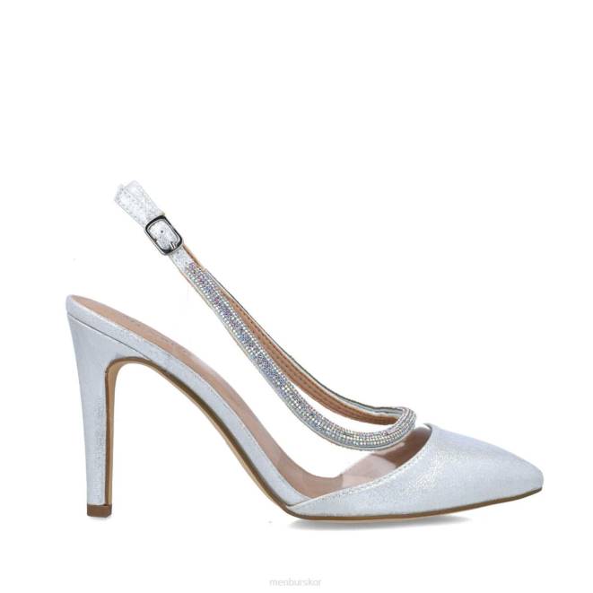 Menbur kvinnor silver cepheus mellan och låga klackar 608J1577