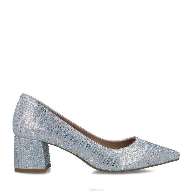 Menbur kvinnor silver cianita mellan och låga klackar 608J5699