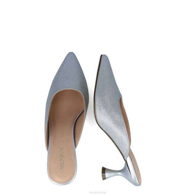 Menbur kvinnor silver creonte mellan och låga klackar 608J5743