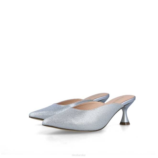 Menbur kvinnor silver creonte mellan och låga klackar 608J5743