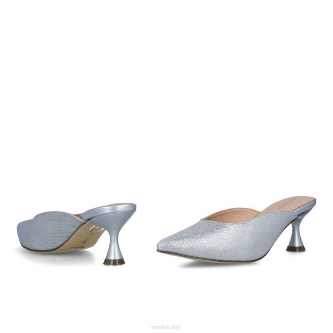 Menbur kvinnor silver creonte mellan och låga klackar 608J5743