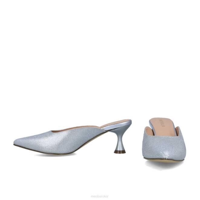 Menbur kvinnor silver creonte mellan och låga klackar 608J5743