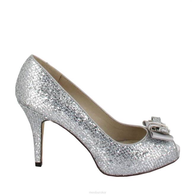 Menbur kvinnor silver denon mellan och låga klackar 608J5963