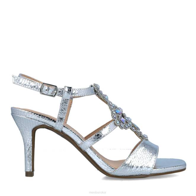 Menbur kvinnor silver escila mellan och låga klackar 608J5791