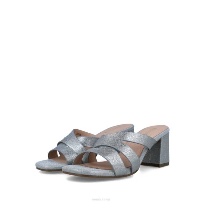 Menbur kvinnor silver estilbo mellan och låga klackar 608J5781