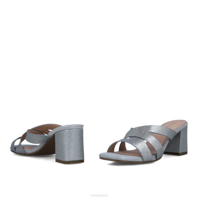 Menbur kvinnor silver estilbo mellan och låga klackar 608J5781