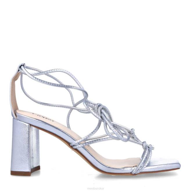 Menbur kvinnor silver eutimi mellan och låga klackar 608J5763