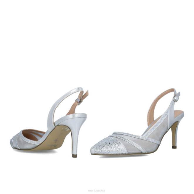 Menbur kvinnor silver glauco mellan och låga klackar 608J5812