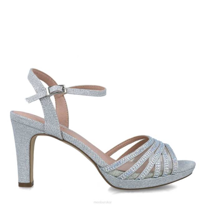 Menbur kvinnor silver goshenita mellan och låga klackar 608J5644