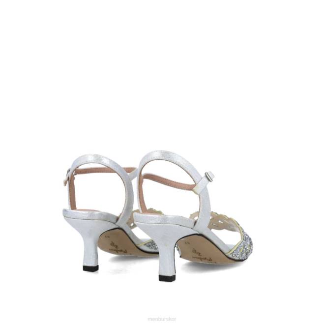 Menbur kvinnor silver grosularia mellan och låga klackar 608J5608