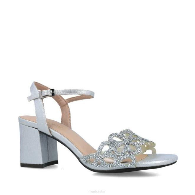 Menbur kvinnor silver grosularia mellan och låga klackar 608J5654