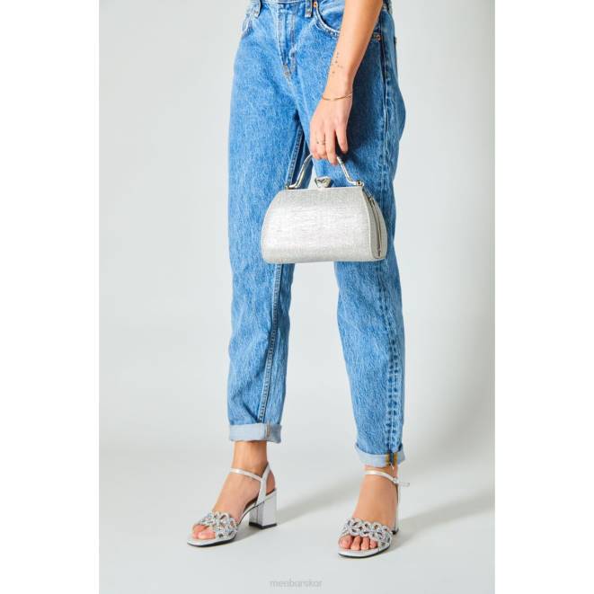 Menbur kvinnor silver grosularia mellan och låga klackar 608J5654