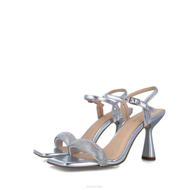 Menbur kvinnor silver lyra mellan och låga klackar 608J1578
