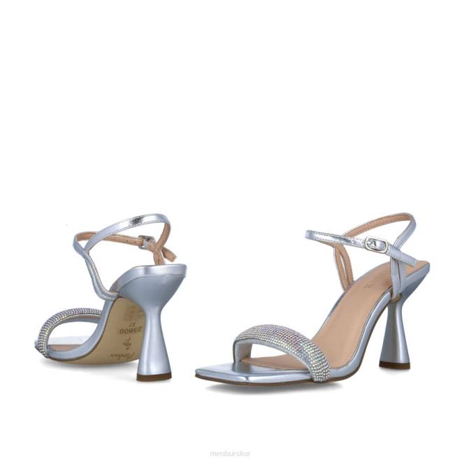 Menbur kvinnor silver lyra mellan och låga klackar 608J1578