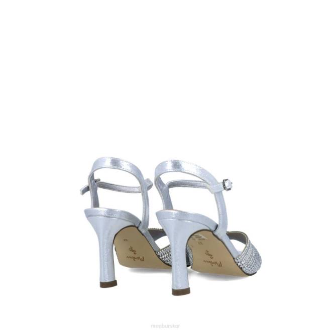 Menbur kvinnor silver nefele mellan och låga klackar 608J5809