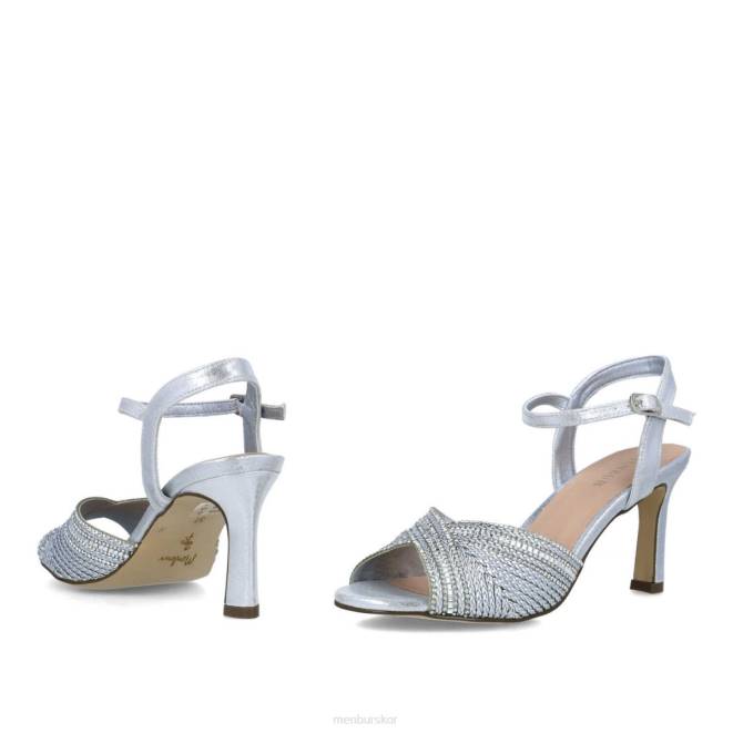 Menbur kvinnor silver nefele mellan och låga klackar 608J5809