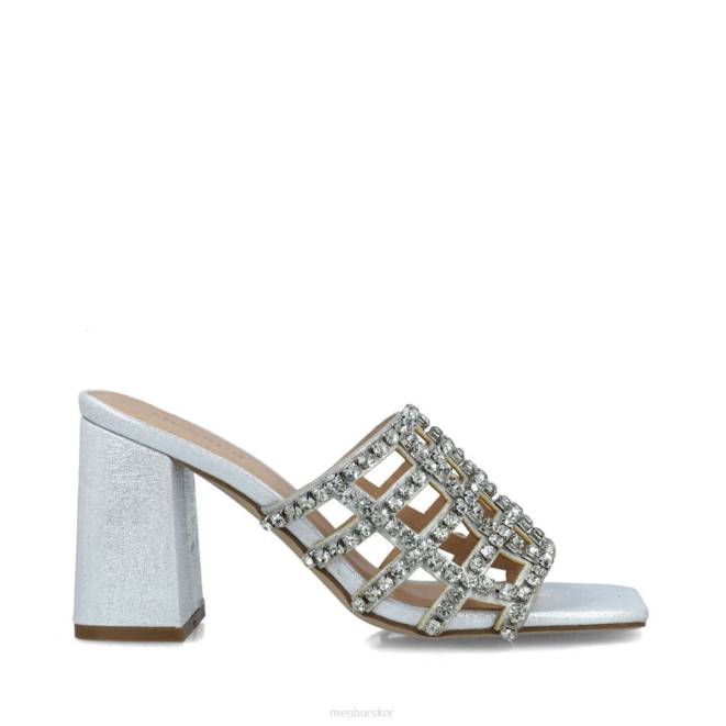 Menbur kvinnor silver norma mellan och låga klackar 608J1592