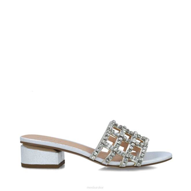 Menbur kvinnor silver norma mellan och låga klackar 608J5522