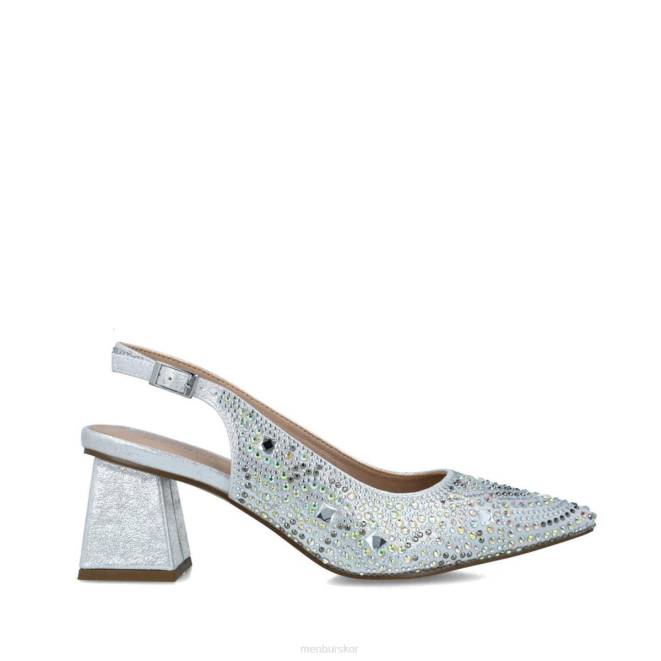 Menbur kvinnor silver procyon mellan och låga klackar 608J5582