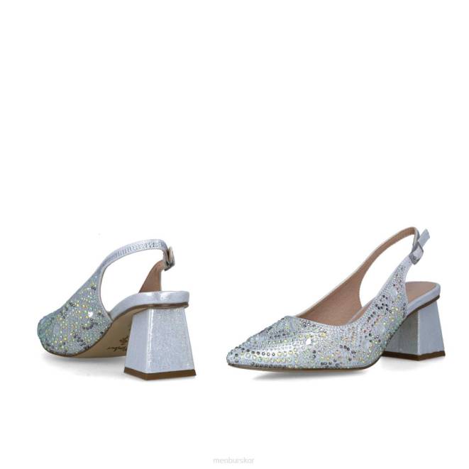 Menbur kvinnor silver procyon mellan och låga klackar 608J5582