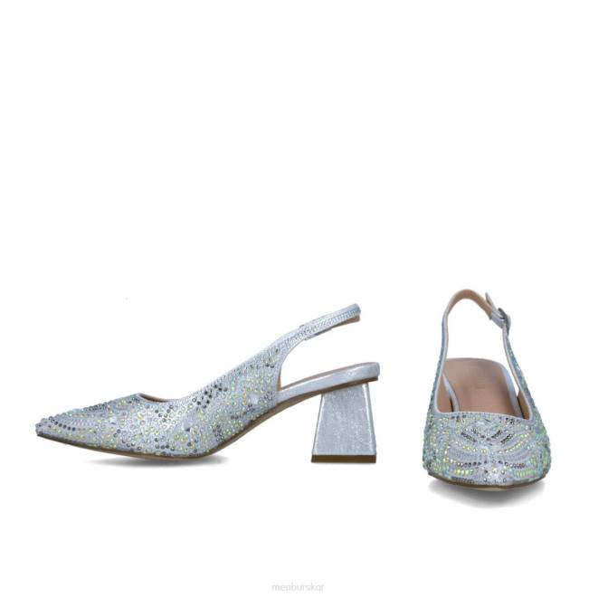 Menbur kvinnor silver procyon mellan och låga klackar 608J5582
