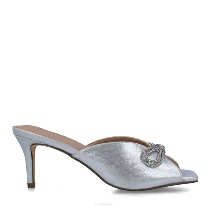 Menbur kvinnor silver rodolita mellan och låga klackar 608J5660