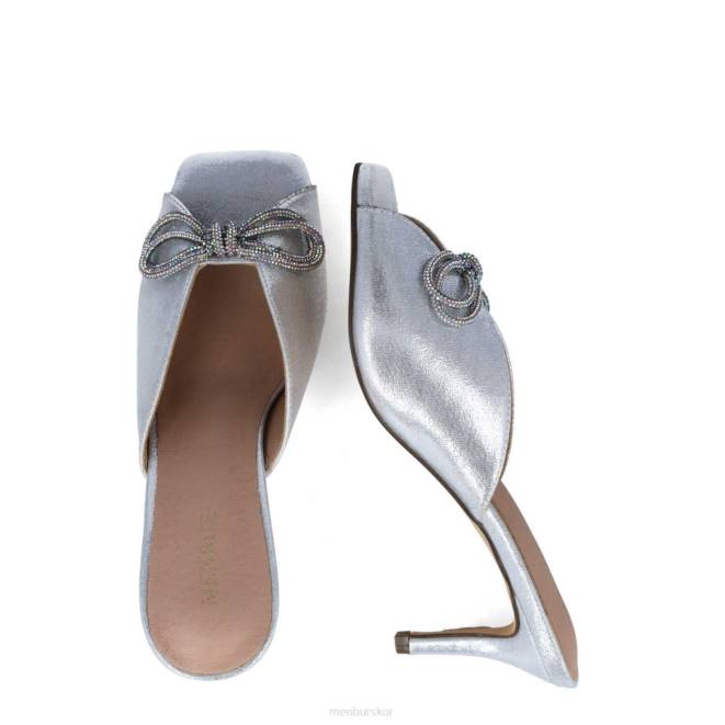 Menbur kvinnor silver rodolita mellan och låga klackar 608J5660