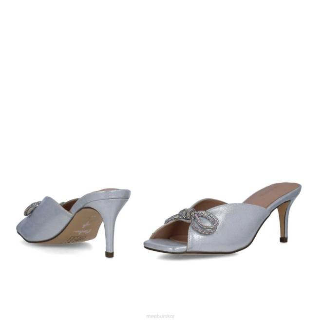 Menbur kvinnor silver rodolita mellan och låga klackar 608J5660