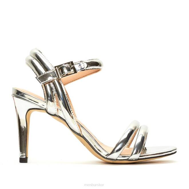 Menbur kvinnor silver tiser mellan och låga klackar 608J1944