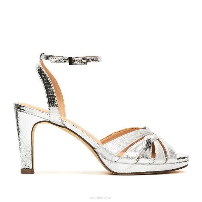 Menbur kvinnor silver travo mellan och låga klackar 608J1949