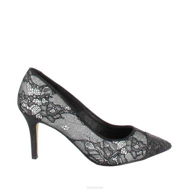 Menbur kvinnor silver uppfattat mellan och låga klackar 608J1765