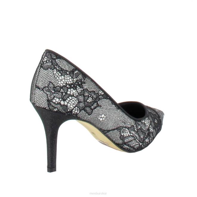 Menbur kvinnor silver uppfattat mellan och låga klackar 608J1765