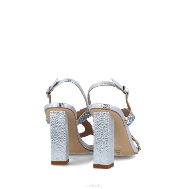 Menbur kvinnor silver urania mellan och låga klackar 608J1696