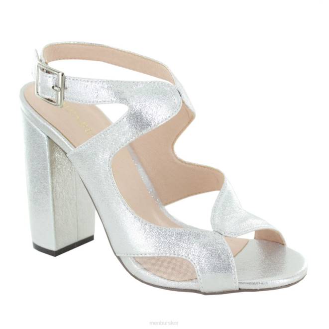 Menbur kvinnor silver venco mellan och låga klackar 608J1754
