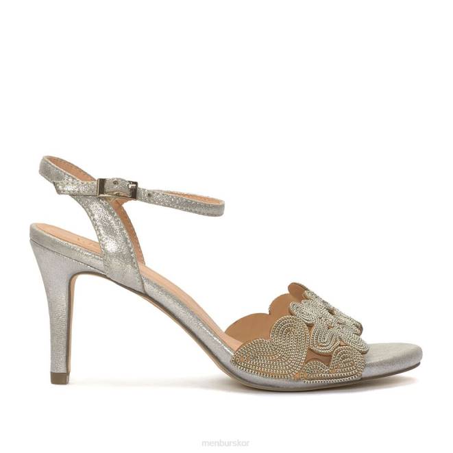 Menbur kvinnor silver vernante mellan och låga klackar 608J2027