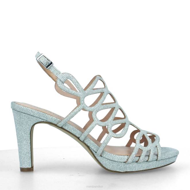 Menbur kvinnor silver veronella mellan och låga klackar 608J2000