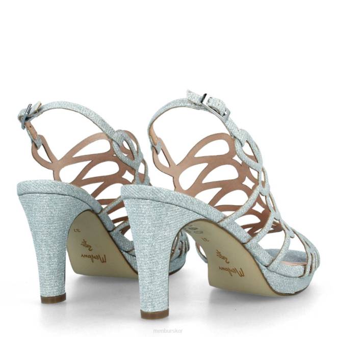 Menbur kvinnor silver veronella mellan och låga klackar 608J2000