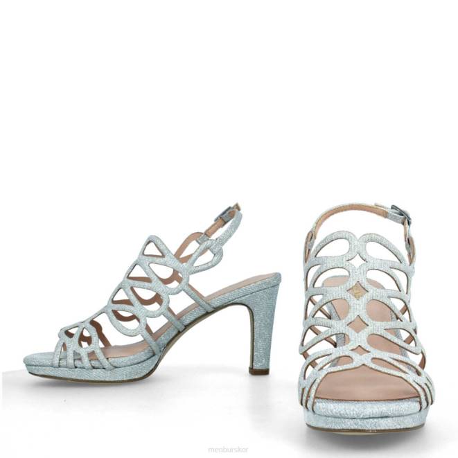 Menbur kvinnor silver veronella mellan och låga klackar 608J2000