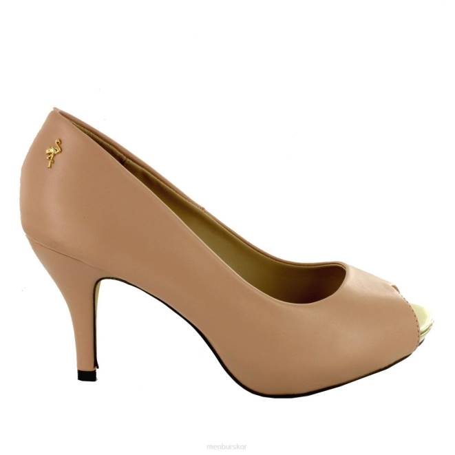 Menbur kvinnor smink rosa dalias mellan och låga klackar 608J6039