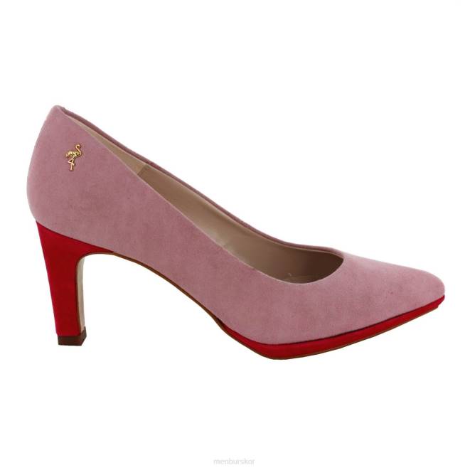 Menbur kvinnor smink rosa ensam mellan och låga klackar 608J1895