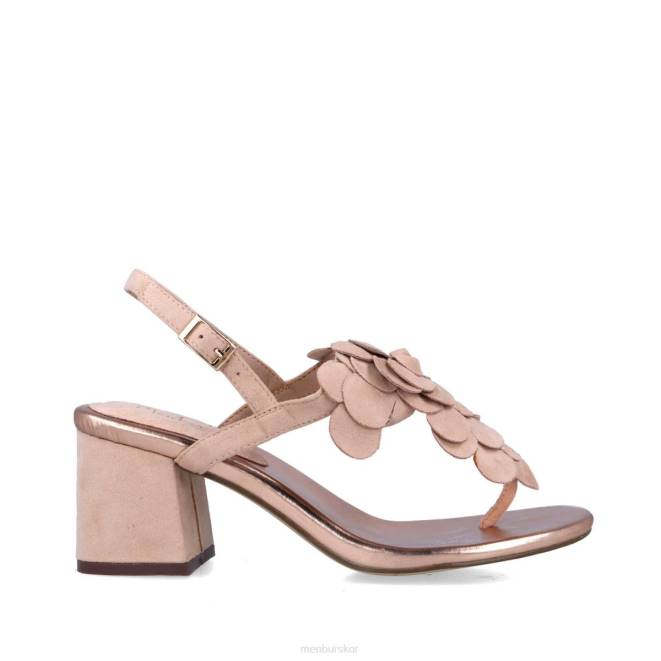 Menbur kvinnor smink rosa fenonte mellan och låga klackar 608J5724