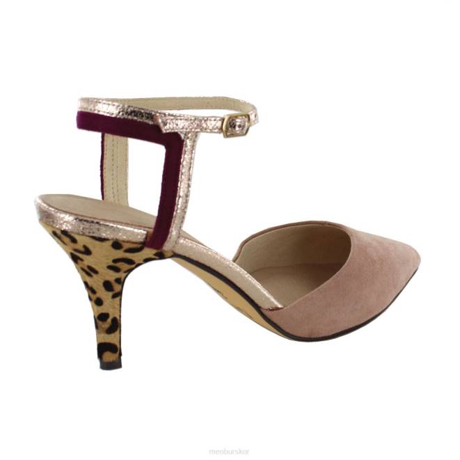 Menbur kvinnor smink rosa fico mellan och låga klackar 608J1808