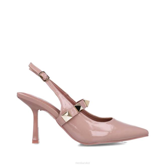 Menbur kvinnor smink rosa fiskarna mellan och låga klackar 608J1607