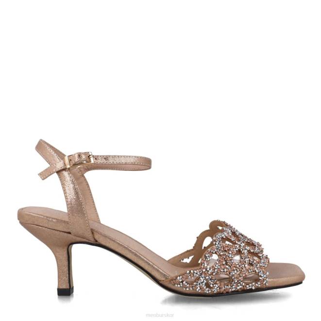 Menbur kvinnor smink rosa grosularia mellan och låga klackar 608J5607