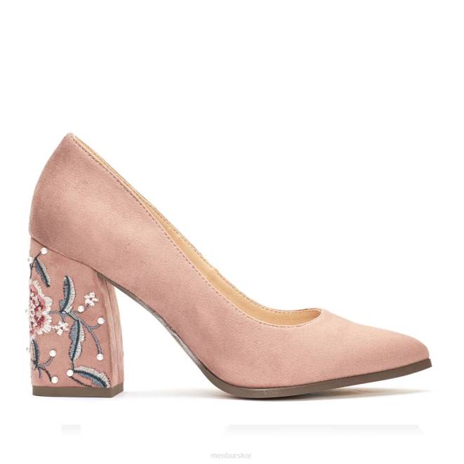 Menbur kvinnor smink rosa lanna mellan och låga klackar 608J1865