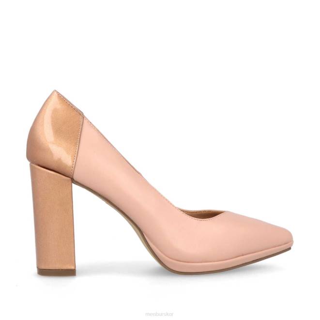 Menbur kvinnor smink rosa maser mellan och låga klackar 608J1809