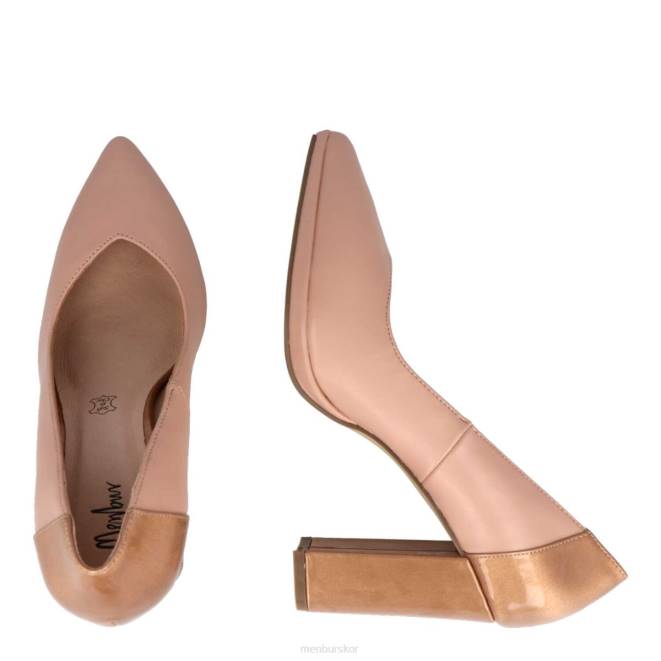 Menbur kvinnor smink rosa maser mellan och låga klackar 608J1809