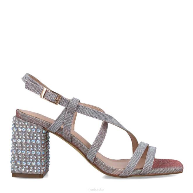 Menbur kvinnor smink rosa nete mellan och låga klackar 608J5851