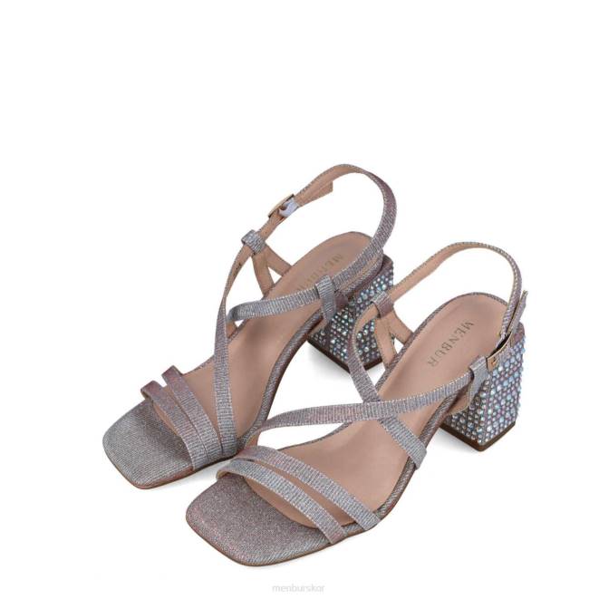 Menbur kvinnor smink rosa nete mellan och låga klackar 608J5851